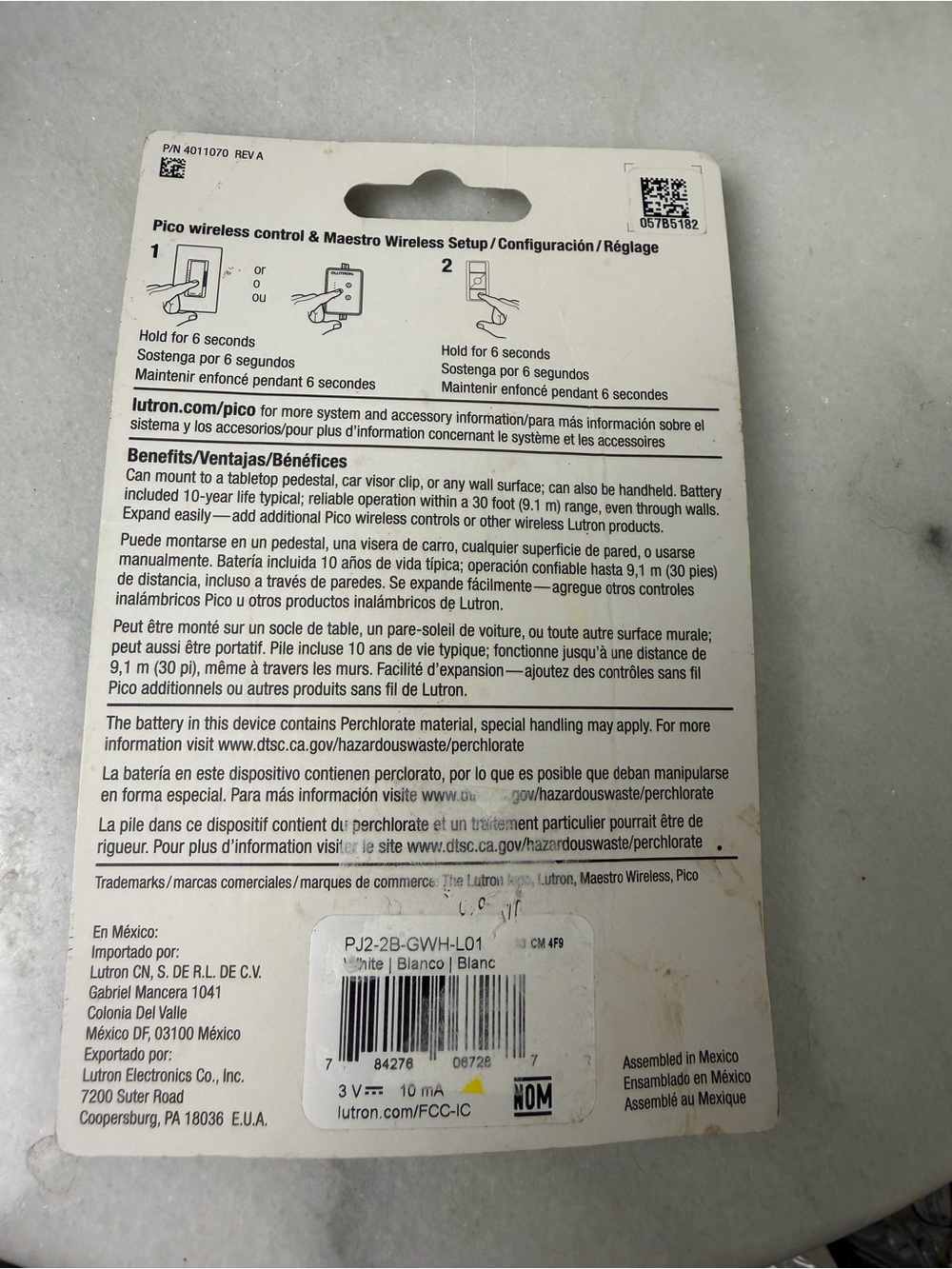 Pico Wireless Remote Control - White - Picture 2 of 2